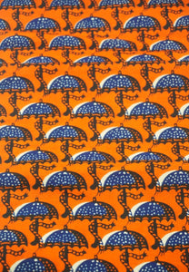 'Rainy Day' Ankara Fabric (2 yds)