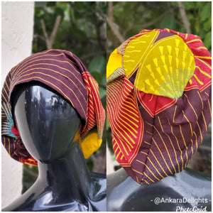 African Print Surgical Cap