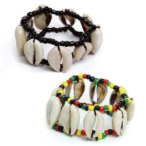 Cowry Shell Bead Bracelets