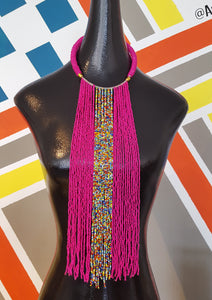 Maasai Fringe Necklace Sets