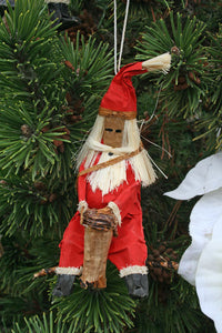 Holiday Ornament: Santa Claus Drummer