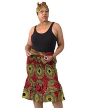 Load image into Gallery viewer, African Print Stretch Mermaid Skirts