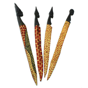 Decorative African Letter Openers
