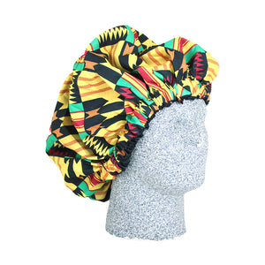 African Print Bonnets