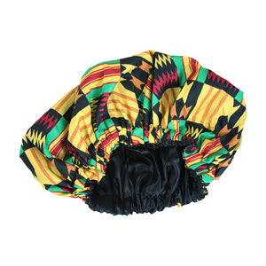 African Print Bonnets