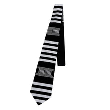 Load image into Gallery viewer, &#39;Ashanti Stool&#39; Kente Necktie - Black &amp; White