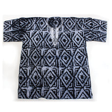 Load image into Gallery viewer, Men&#39;s Batik Dashiki Top - Black