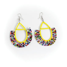 Load image into Gallery viewer, Beaded Zulu Earrings