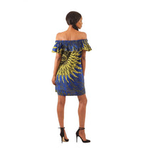 Load image into Gallery viewer, Ngozi Ruffle Dress - Yellow Sun