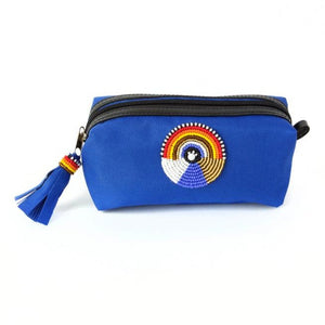 Kenyan Beaded Mini Toiletry Bag