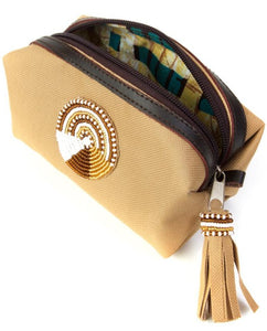 Kenyan Beaded Mini Toiletry Bag