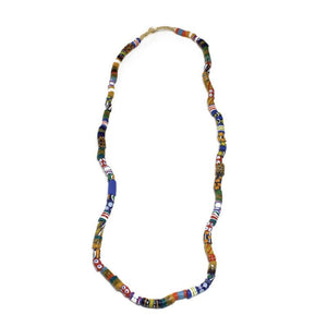 Ghanaian 'Trade Bead' Glass Necklace - Small