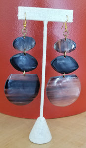 Kenyan Horn Dangle Earrings