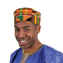 Load image into Gallery viewer, Unisex Kente Print Kufis (Caps)