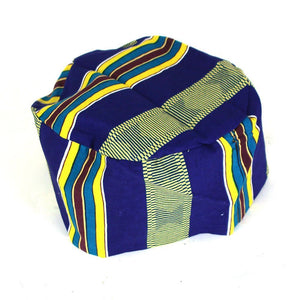 Unisex Kente Print Kufis (Caps)