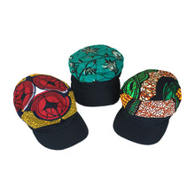 Load image into Gallery viewer, Kitenge (Ankara) Cadet Caps