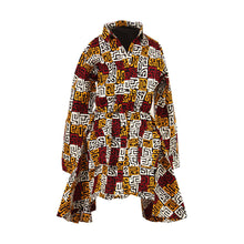 Load image into Gallery viewer, Kuba Print Button Down Shirt Dress
