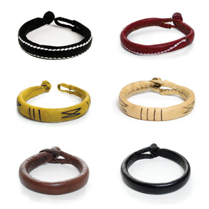 Unisex Nigerian Leather Bracelets