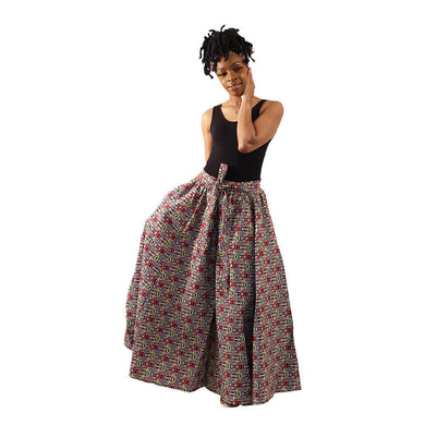 Ankara 'Brickhouse' Maxi Skirt