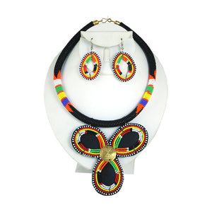 Maasai Petal Necklace Sets