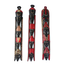 Load image into Gallery viewer, Hand-Carved Maasai Totem Mask