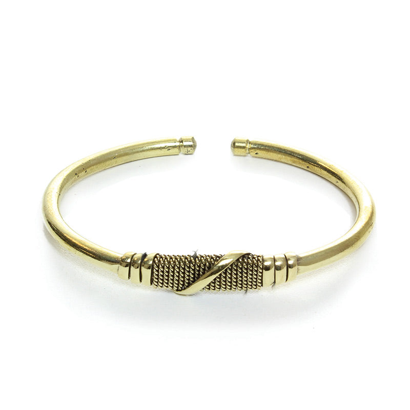 Unisex Kenyan Metal Twist Bracelets