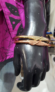 Unisex Kenyan Metal Twist Bracelets