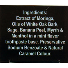 Load image into Gallery viewer, Moringa Essential Toothpaste with Sage Oil (6.5 oz)