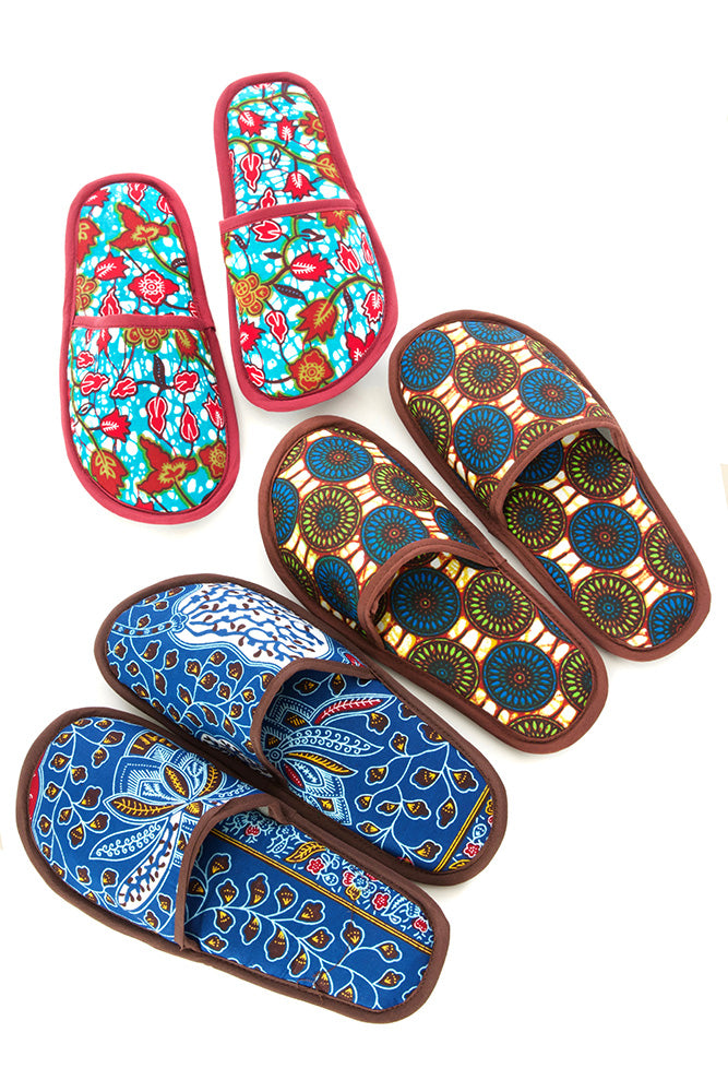 Ankara Bedroom Slippers – Ankara Delights display picture 1
