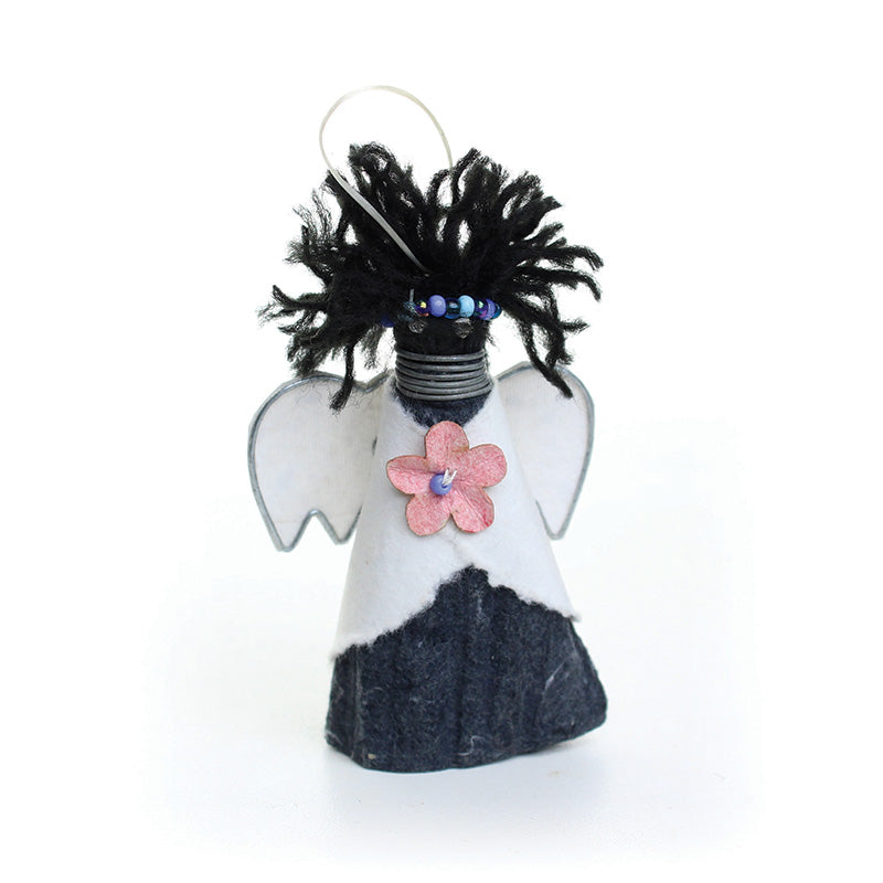 African Paper Doll Ornament