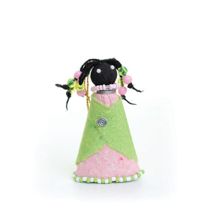 African Paper Doll Ornament