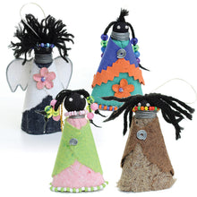 Load image into Gallery viewer, African Paper Doll Ornament