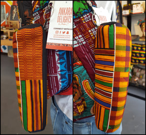 African Print Backpack - Medium