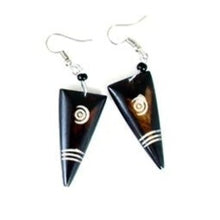 Load image into Gallery viewer, Kenyan Batik Bone Earrings *New Styles Added*