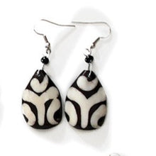 Load image into Gallery viewer, Kenyan Batik Bone Earrings *New Styles Added*