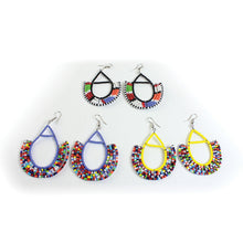 Load image into Gallery viewer, Beaded Zulu Earrings