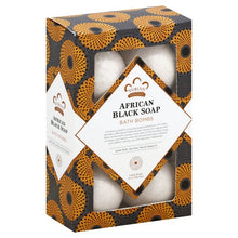 Load image into Gallery viewer, Nubian Heritage: African Black Soap Bath Bombs (Set of 6)