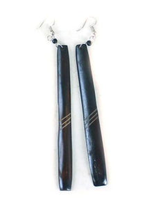 'Long Journey' Bone Earrings