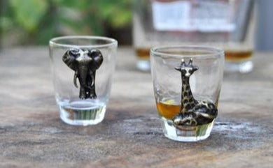 South African Brass Shot Glasses
