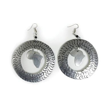 'African Map' Earrings