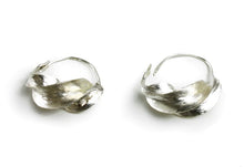 Load image into Gallery viewer, Fulani Silver Twist Earrings