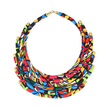 Load image into Gallery viewer, Kitenge (Ankara) 6-Row Necklaces