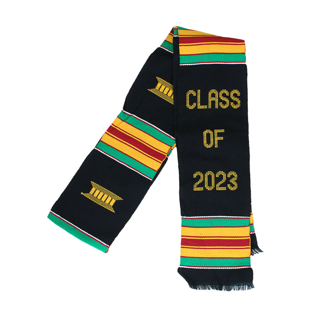 Ashanti Kente 'Class of 2023' Graduation Stole (Pre-Order)