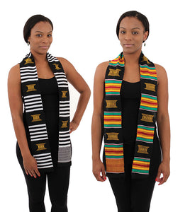 Woven Ashanti Kente Stoles (Pre-Order)