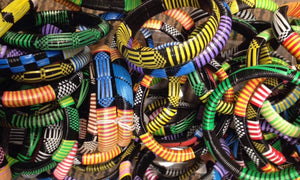 Tuareg Recycled Plastic Bracelet Sets - Adult