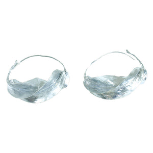 Fulani Silver Twist Earrings