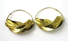 Load image into Gallery viewer, Fulani Gold Twist Earrings