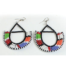 Load image into Gallery viewer, Beaded Zulu Earrings