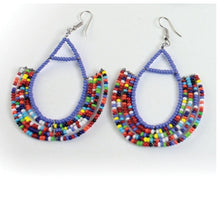 Load image into Gallery viewer, Beaded Zulu Earrings